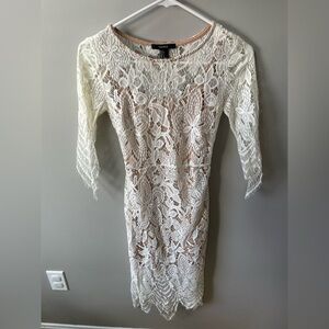 White Lace Forever21 Dress
